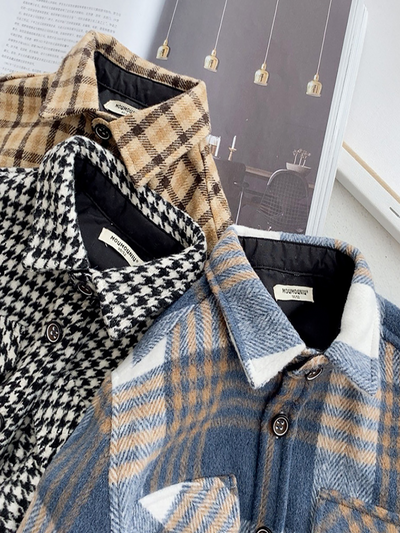 Let's Have Fun Lightweight Plaid Jacket