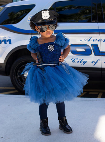 Girls Police Officer Inspired Costume