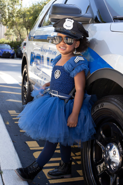 Girls Police Officer Inspired Costume