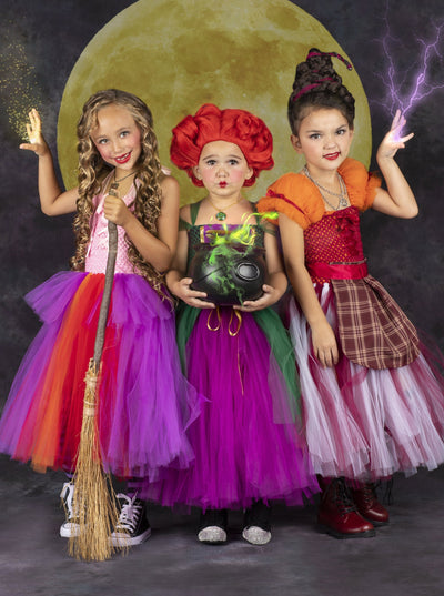Girls Halloween Costume | Hocus Pocus Mary Sanderson Tutu Dress - Mia Belle Girls
