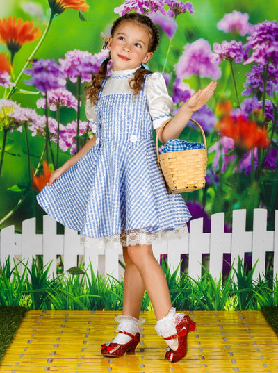 Girls Dorothy Wizard of Oz Inspired Halloween Costume