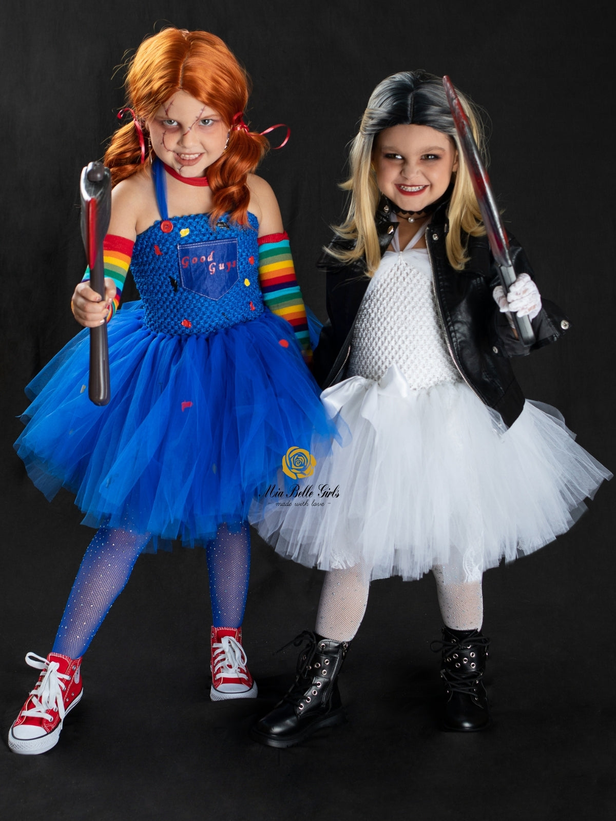 Kids Halloween Costumes | Chucky Inspired Tutu Dress | Mia Belle Girls