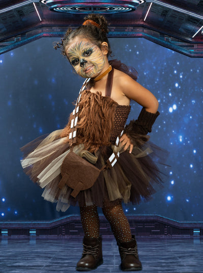 Kids Halloween Costumes | Wookie Inspired Tutu Dress | Mia Belle Girls