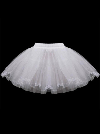 Children's Petticoat Slips | Short White Petticoat | Mia Belle Girls