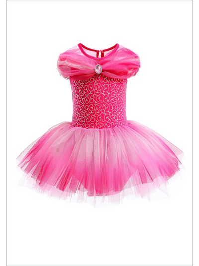 Little Girls Princess Dresses | Gradient Pink Princess Ballerina Dress