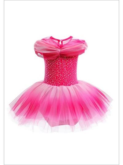 Little Girls Princess Dresses | Gradient Pink Princess Ballerina Dress