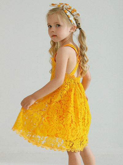 Spring Blossoms Lace Floral Sundress