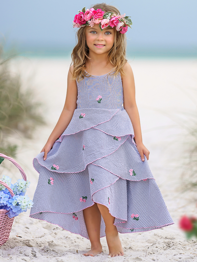Pretty Petal Southern Princess Tiered Dress - Mia Bell Girls