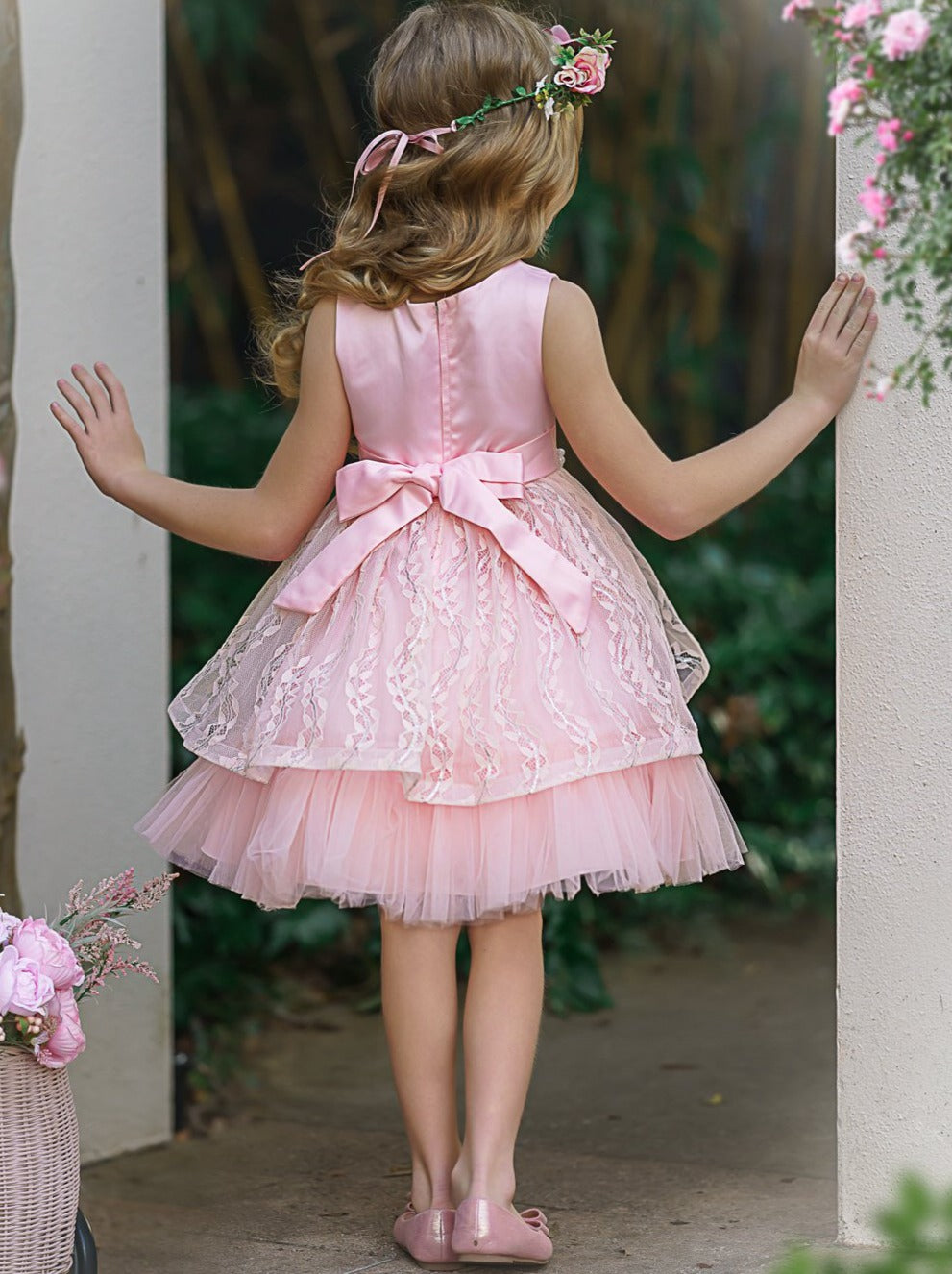 Toddler Spring Dresses | Girls Embroidered Pearl Detail Party Dress