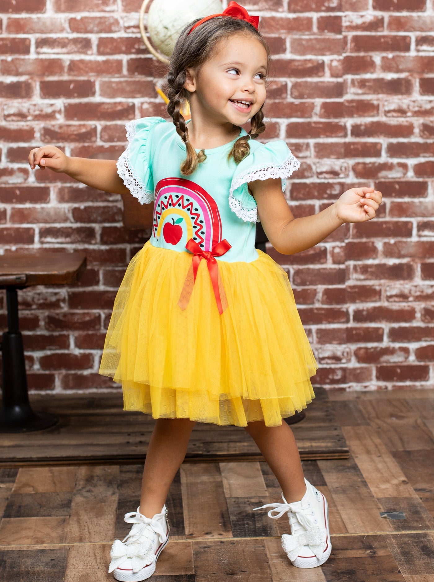 Back To School Dresses | Apple Tutu Dress | Girls Clothing Boutique