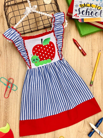 Back To School Dresses | Cute Apple Dress | Girls Clothing Boutique