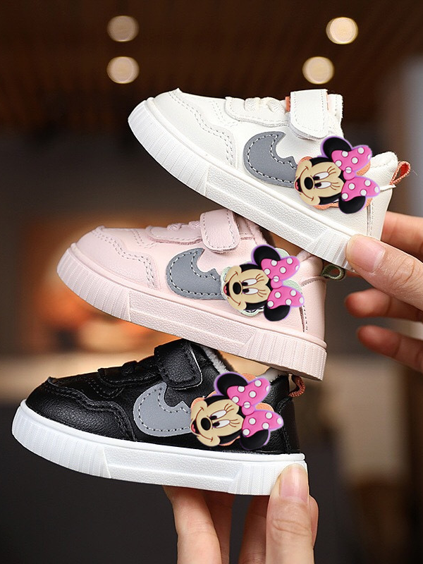 Shoes By Liv & Mia │Cartoon Classic Check Sneakers - Mia Belle Girls