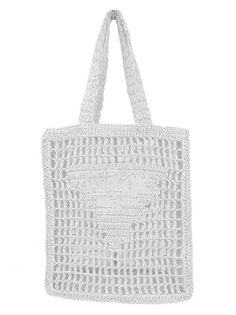 Market Chic Crochet Tote Bag