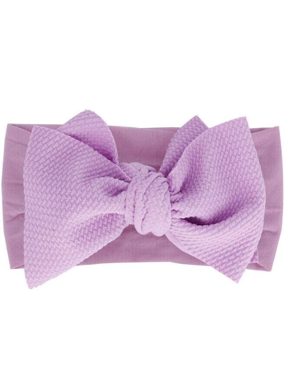 Baby Picture Perfect Bow Headband-lilac