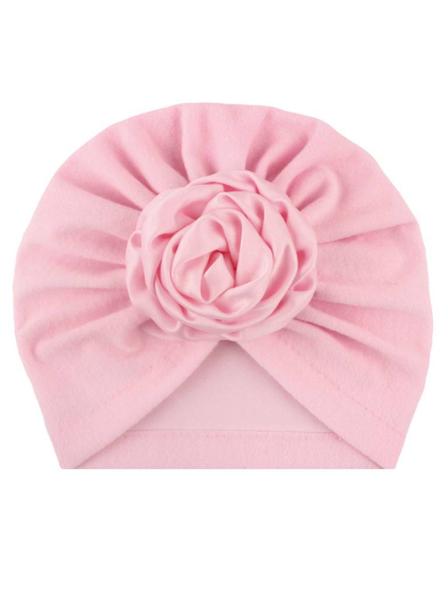 Baby Turban Flower Knot Bonnet Cap