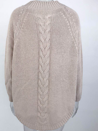 Women's Sweet N' Sassy Loose Knit Sweater Beige