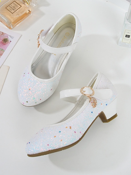 Shoes By Liv & Mia | White Glitter Unicorn Shoes - Mia Belle Girls