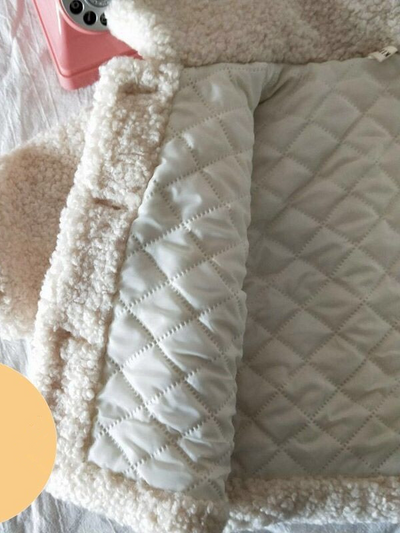 Toddler Clothing Sale | Beige Plush Fleece Coat | Girls Boutique