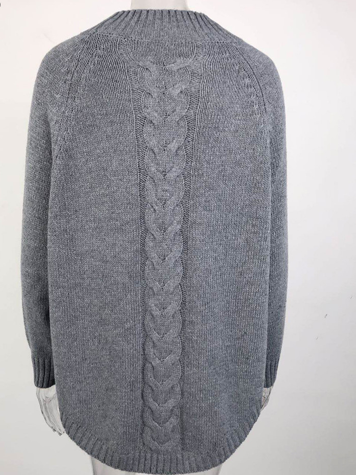 Women's Sweet N' Sassy Loose Knit Sweater Grey