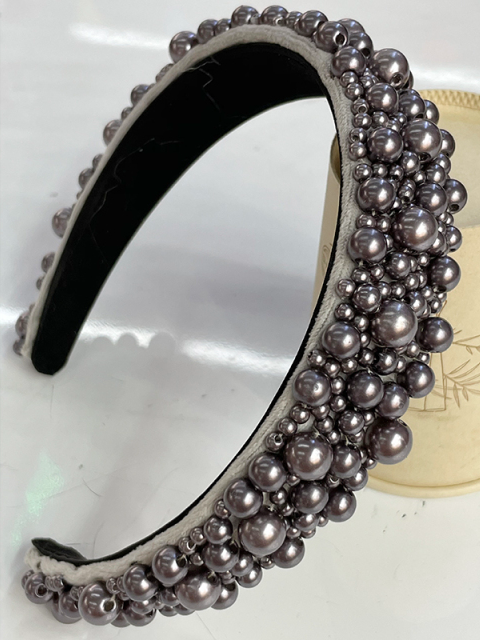 Girls Can Never Have Enough Rhinestones and Pearls Headband