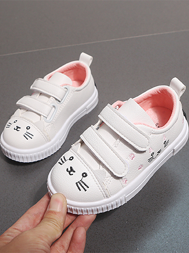 Shoes By Liv & Mia | Kitten Velcro Strap Sneakers - Mia Belle Girls