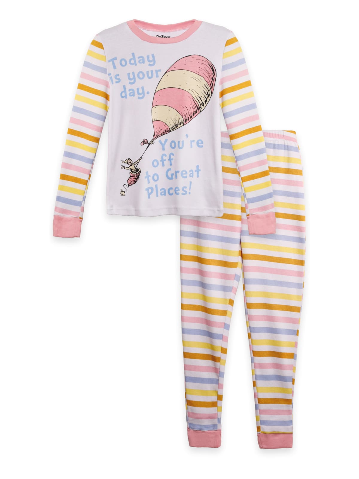 Dr Seuss Today is Your Day Girls Cotton Pajama Set