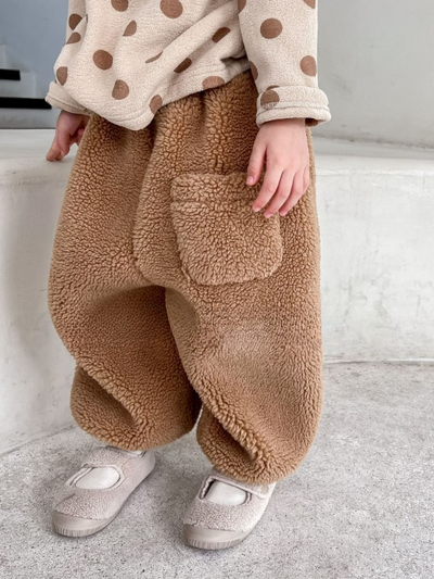 Toddler Clothing Sale | Fuzzy Pocket Sweatpants | Girls Boutique
