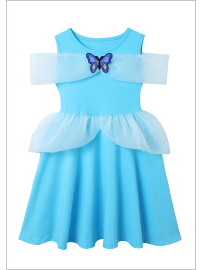 Mia Belle Girls Cinderella Inspired Dress | Princess Dress Up