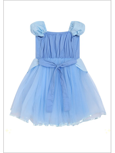Mia Belle Girls Cinderella Inspired Dress | Princess Dress Up