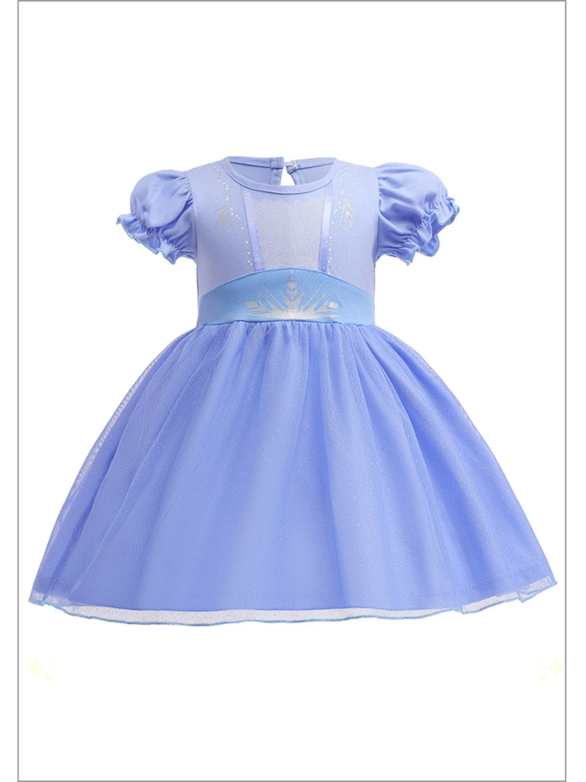 Mia Belle Girls Puff Sleeve Party Dress | Girls Princess Dresses