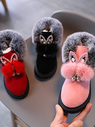 Shoes By Liv & Mia | Cute Faux Fur Butterfly Boots - Mia Belle Girls