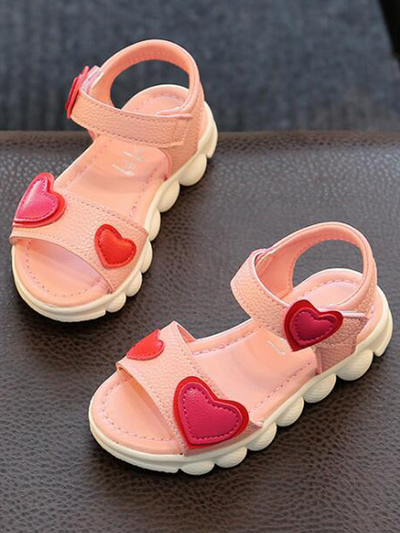 Girls Sweetest Hearts Sandals By Liv and Mia