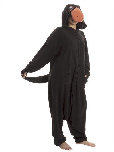 Fantastic Beasts Niffler Adult Unisex One Size Fits Most Onesie Pajama Costume - [empty] / Black