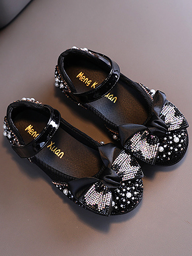 Mia Belle Girls Rhinestone Ballet Flats | Shoes By Liv and Mia
