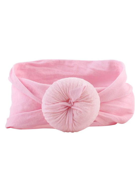 Baby Turban Headband pink
