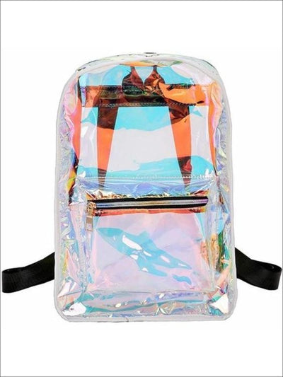 Back To School Accessories | Holographic Backpack | Mia Belle Girls