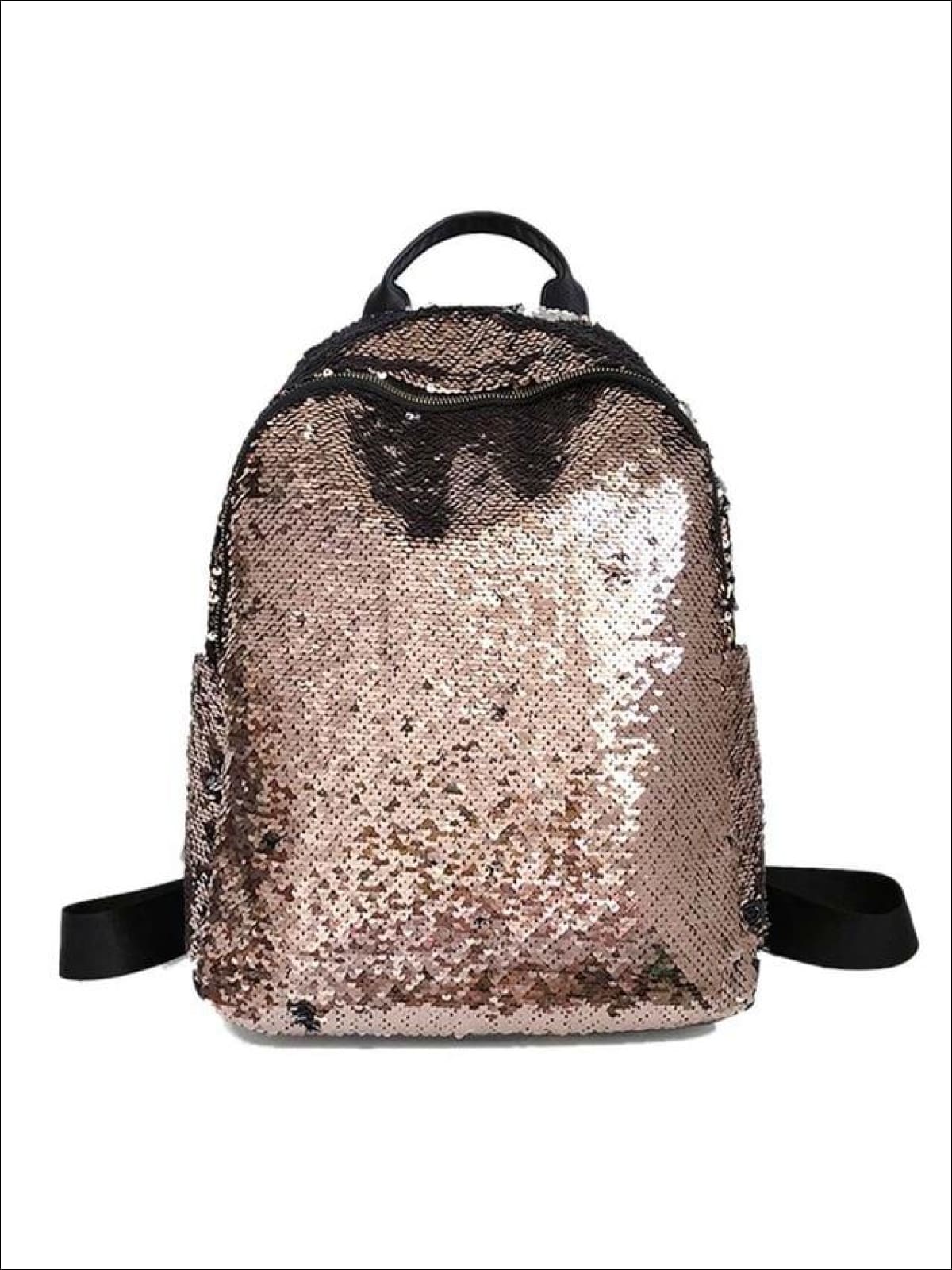 Girls 16 Iridescent Sequined Backpack - Gold - Girls Backpacks