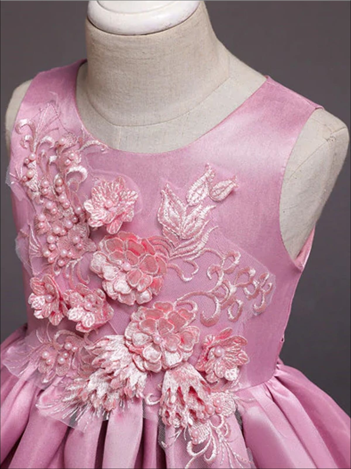 Girls Special Occasion Dress | Toddler Embellished Hi-Lo Formal Dress