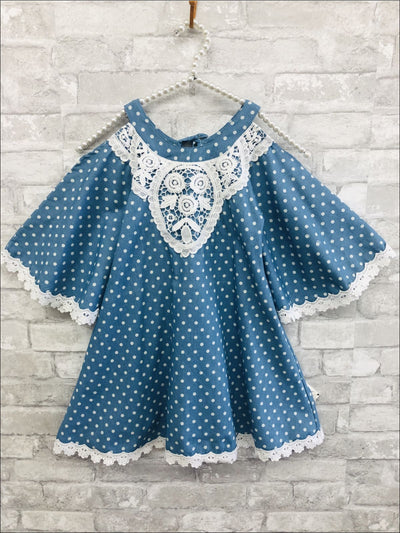 I Know I'm Cute Lace Dress - Spring Casual Dress - Mia Belle Girls