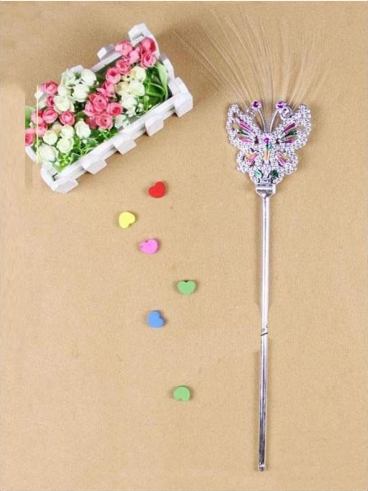 Girls Butterfly Fairy Wand - One Size - Girls Accessories