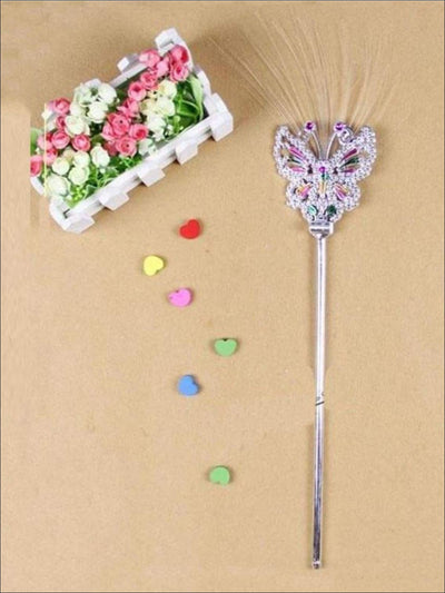 Girls Butterfly Fairy Wand - One Size - Girls Accessories