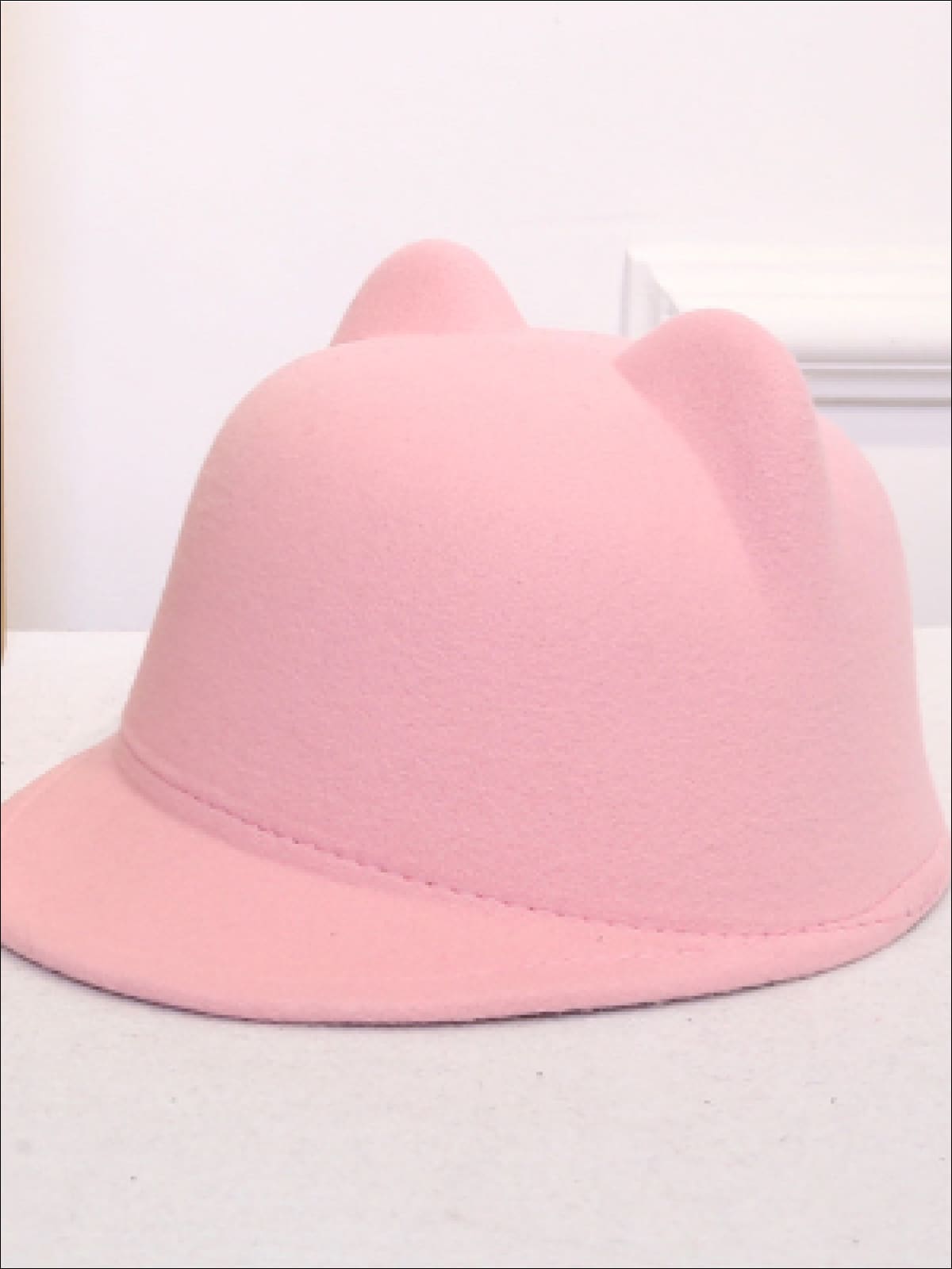 Girls Accessories | Girls Cat Ear Fedora Hat |Mia Belle Girls Boutique