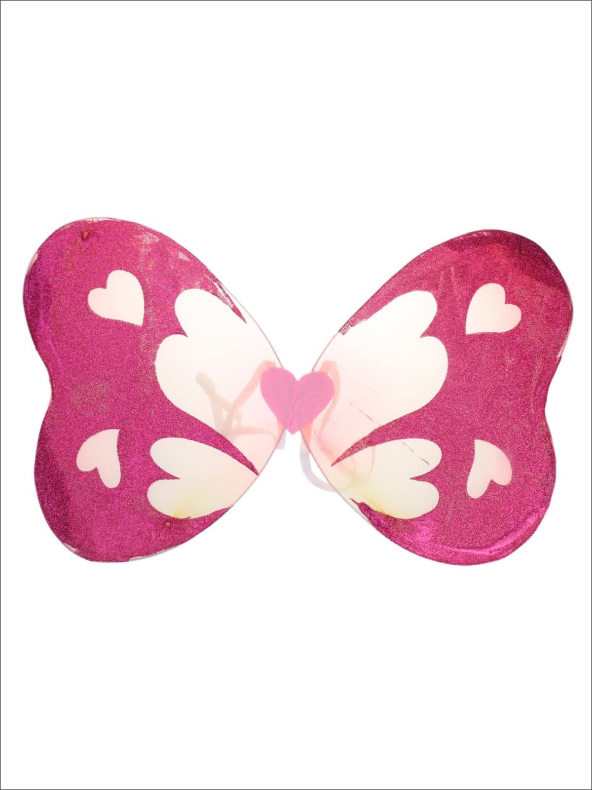 Girls Colorful Glitter Fairy Wings - Pink / One Size - Girls Halloween Costume