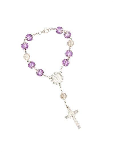 Girls Cross Rosary - Girls Accessories