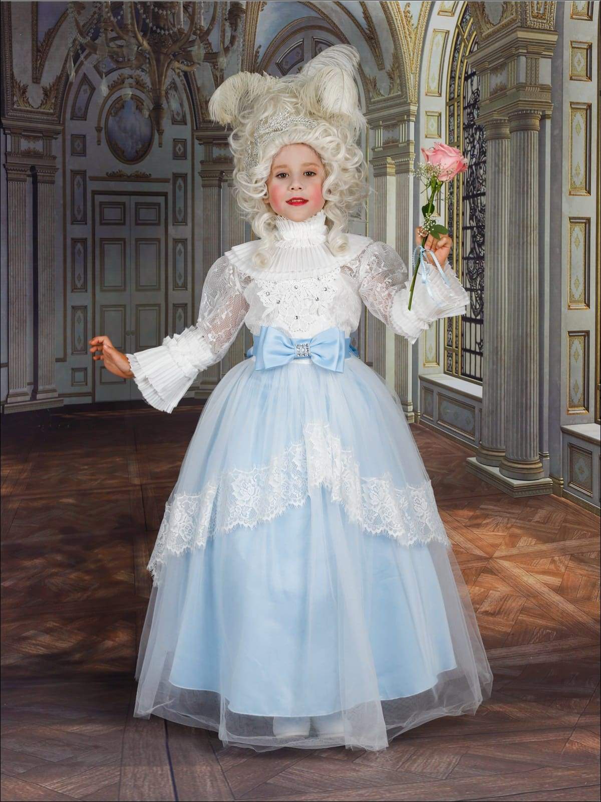 Deluxe Marie Antoinette Inspired Halloween Costume - Mia Belle Girls