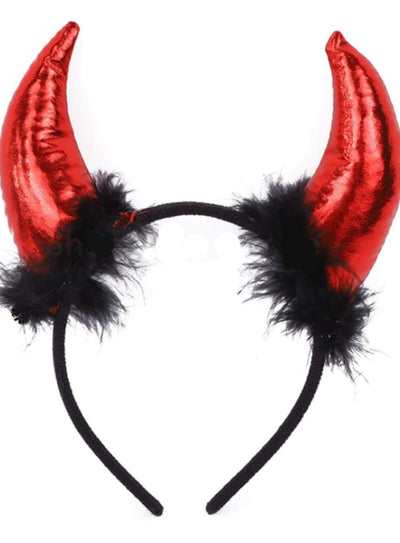 Kids Halloween Accessories | Devil Horn Headband | Mia Belle Girls