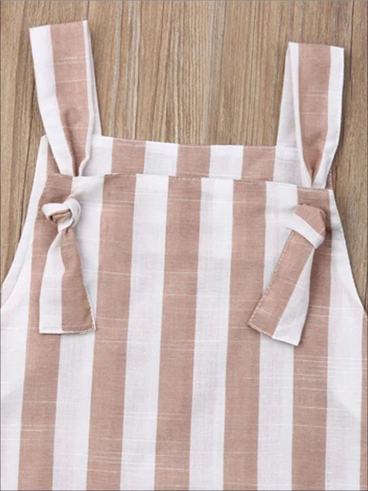 Girls Distressed Candy Stripe Dress - Girls Spring Casual Dress