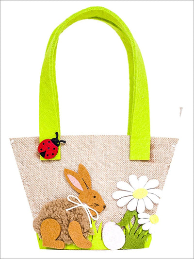 Girls Easter Rabbit Handbags (2 Style Options) - Brown / Purse - Girls Accessories