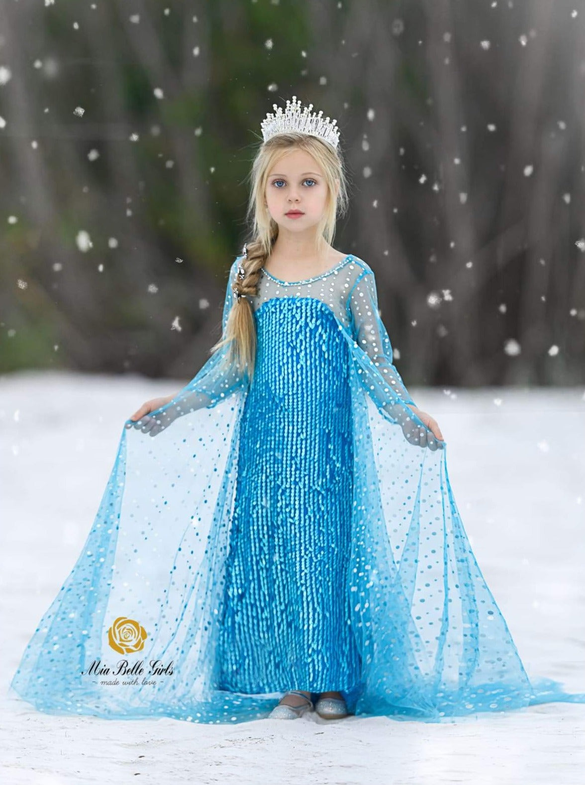 Elsa Dress, Elsa Cosplay costume, Elsa Blue Dresses Halloween Costume
