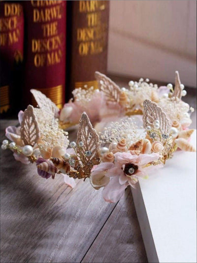 Girls Fashion Mermaid Crown - Girls Mermaid Crown